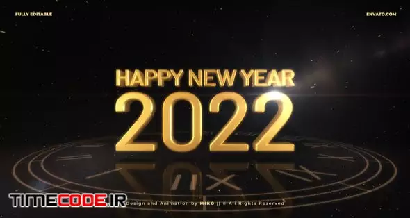 New Year Countdown 2022 3D