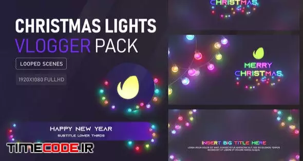 Christmas Lights Vlogger Pack