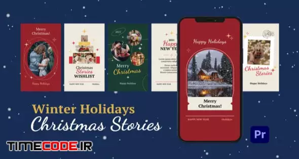 Winter Holidays Christmas Stories For Premiere Pro