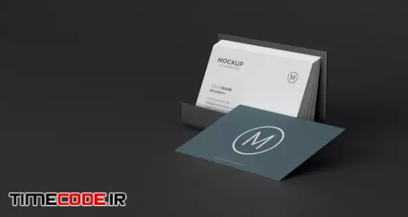 Composition Of Business Card Mock-up Free Psd