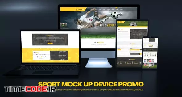 Sport Mockup Device Promo