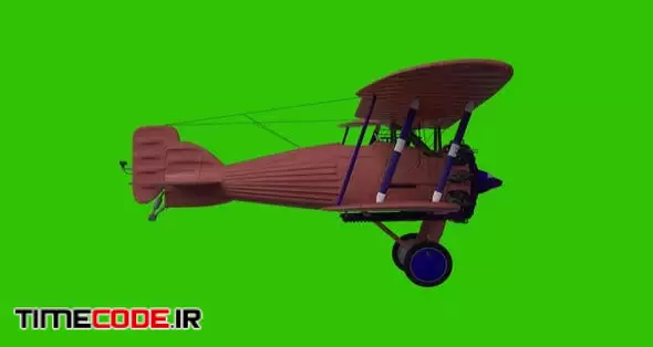 Animated Propeller Airplane
