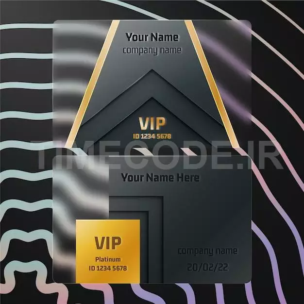 Realistic Luxurious Vip Card Template Free Vector