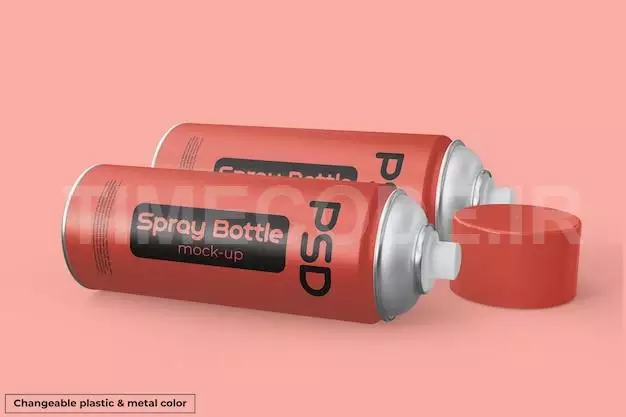 Spray Bottle Mockup 