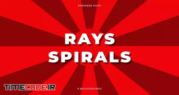 Rays & Spirals Background
