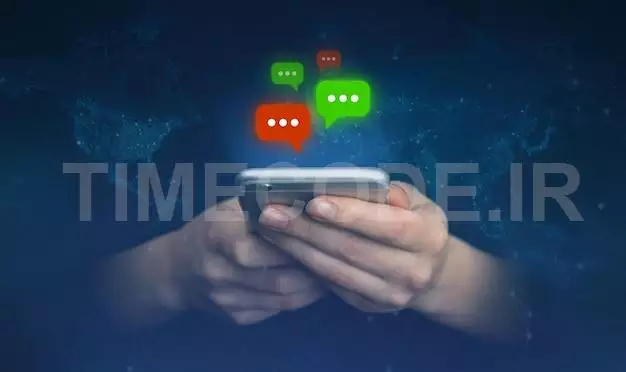 E-mail And Social Media. Global Network. Hands Using Smartphone With New Messages Icon. Business And Marketing Concept, Black Background Photo 