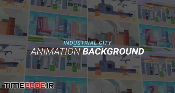 Industrial City - Animation Background