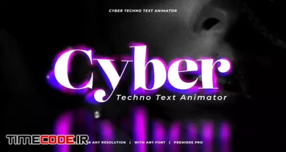 Cyber Techno Text Animator
