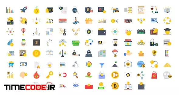 100 Crypto Currency Icons