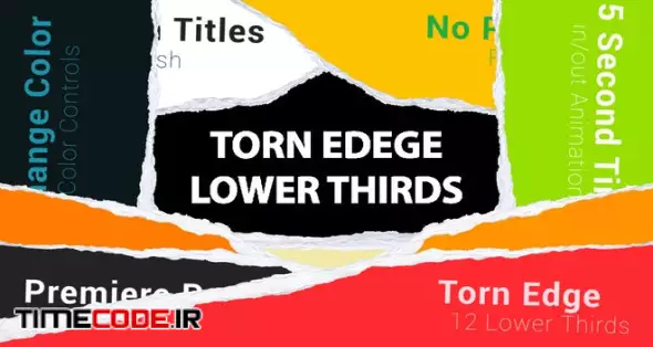 Torn Edge Lower Thirds