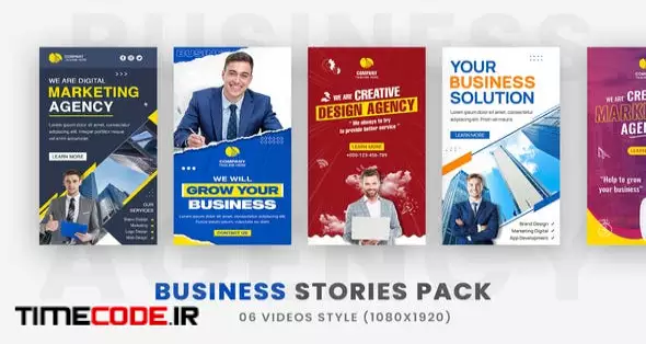 Corporate Business Company Promo Stories Pack