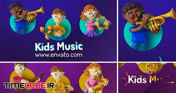 Kids Music In Clay