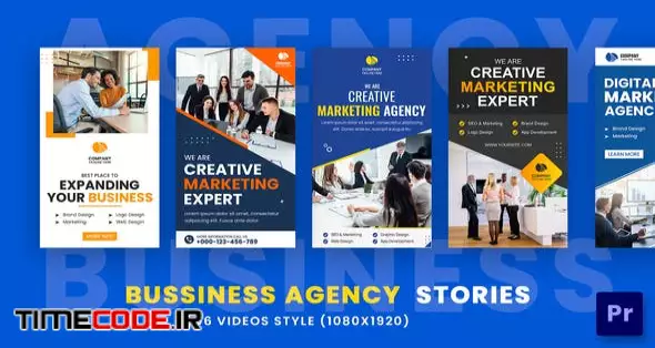Business Agency Promo Stories For Premiere Pro