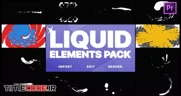 Liquid Elements And Transitions | Premiere Pro MOGRT