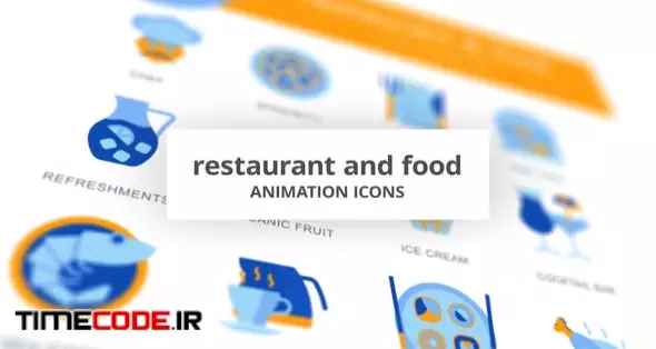 Restaurant & Food - Animation Icons