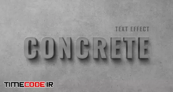 Concrete Wall Text Effect