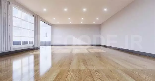Empty Room Interior With Wooden Floor On Wall. 3d Rendering 