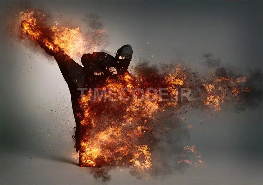 Firestorm Photoshop Action