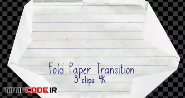 Fold Paper Transition