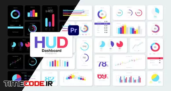 HUD Dashboard Infographics Essential Graphics For Premiere Pro