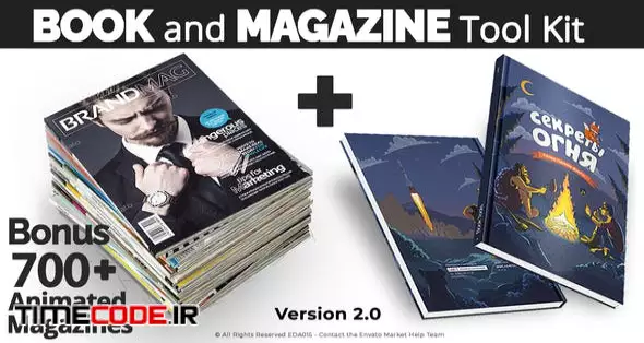 Book And Magazine ToolKit | 700+Premade Magazine Animations