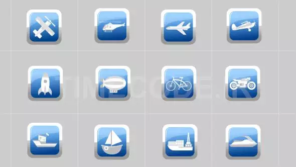 140 Traffic Icons And Elements