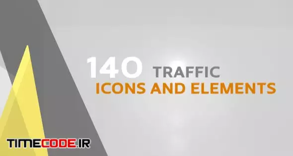 140 Traffic Icons And Elements
