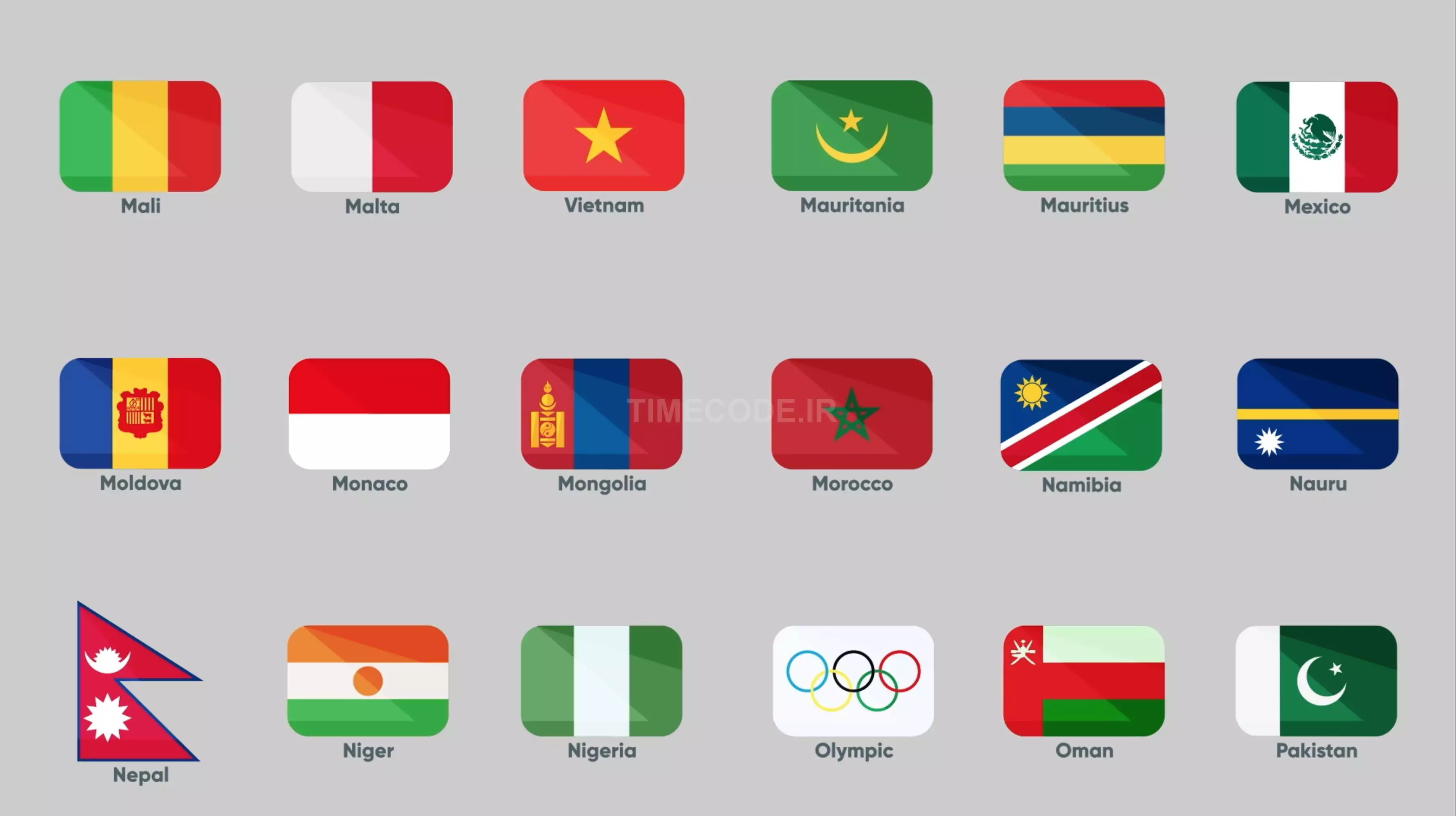 199 Animated Flag Icons
