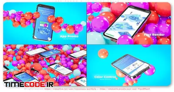 App Promo With Color Balls