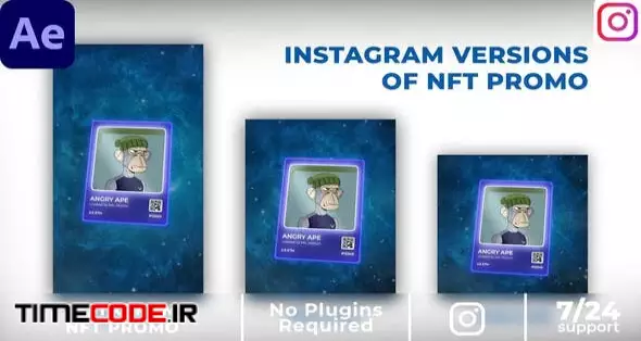Instagram NFT Promo || 3D NFT Card