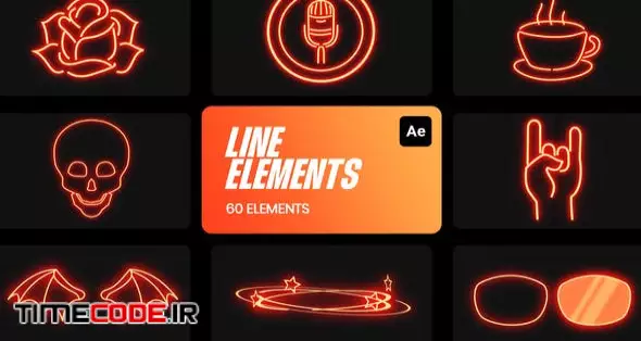 Line Visual Effects And Motion Shapes