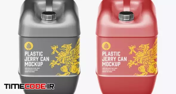 Plastic Jerry Can Mockup 