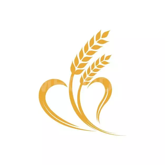 Wheat Rice Agriculture Logo 