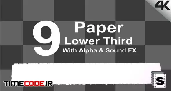 Paper Lower Third