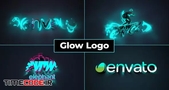 Glow Logo Reveal