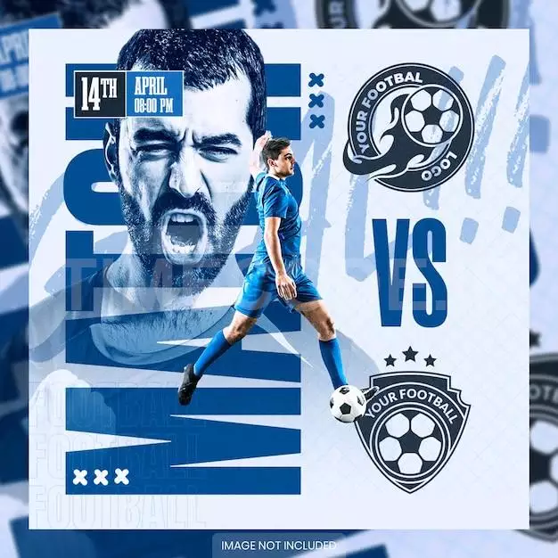 Matchday Poster Social Media Post Template