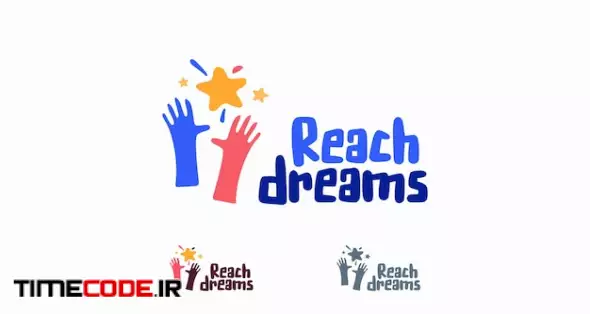 Reaching Star Fun Logo Online Learning Logo Designs Vector Kids Dream Logo Reach Dreams Logo
