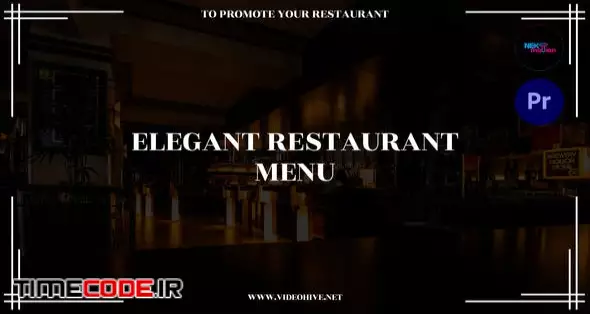 Elegant Restaurant Menu | MOGRT