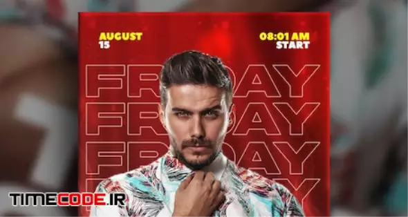 Club Party Flyer Social Media And Instagram Story Template Design
