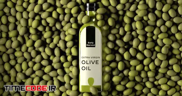 Olive Oil Bottle Label Mockup