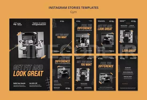 Gym And Fitness Instagram Stories Collection