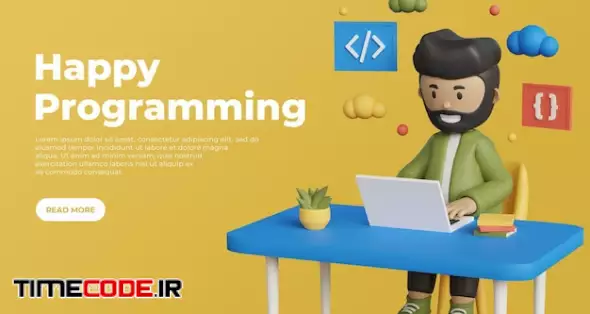 Landing Page Programmer Day Home Page Uiux 