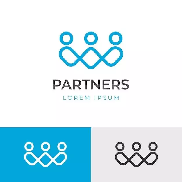 Team Work Business Abstract People Colorful Logo Icon Design Family Teamwork Coworking Emblem Sign Symbol