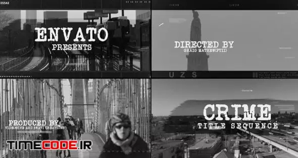 Crime Title Sequence