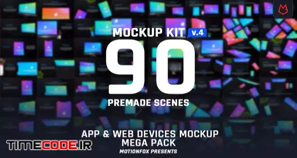 Web & App Promo Device Mockup Pack V4