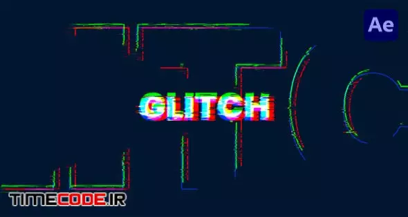 Glitch Text Intro