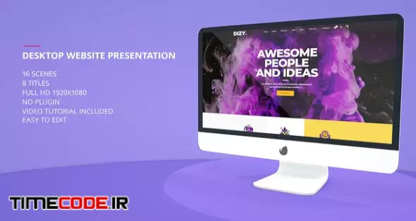 Desktop Website Presentation
