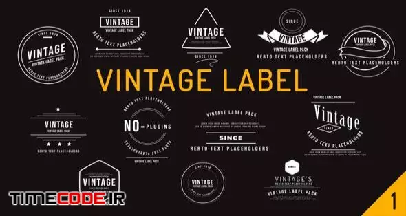 Vintage Label Pack
