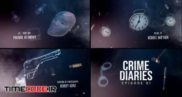 Crime Diaries - Title Sequence