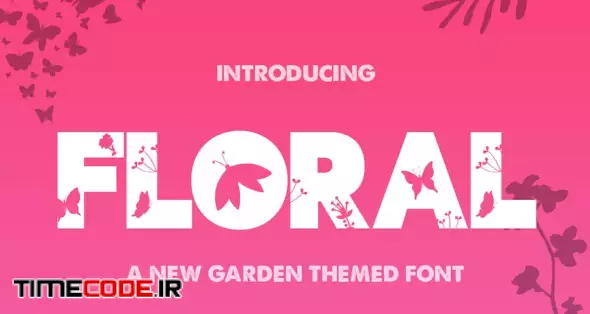 The Floral Font